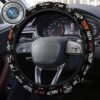 ACDC PWR UP Tour Pattern Logo Steering Wheel Cover ACDC PWR UP Tour Pattern Logo Steering Wheel Cover