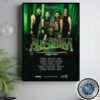 Alestorm Thunderfisting Europe 2025 Dates List For November And December With Roses of Thieves And Lutharo Home Decor Poster Canvas