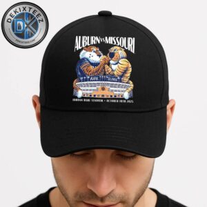 Auburn Tigers Vs Missouri Tigers Matchup At Jordan-Hare Stadium On October 18th 2025 Classic Cap Snapback Hat