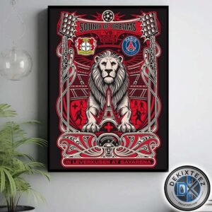 Bayer 04 Leverkusen Vs Paris Saint-Germain Sound Of Dreams Matchup On October 21 2025 In Leverkusen At BayArena Home Decor Poster Canvas Bayer 04 Leverkusen Vs Paris Saint-Germain Sound Of Dreams Matchup On October 21 2025 In Leverkusen At BayArena Home Decor Poster Canvas