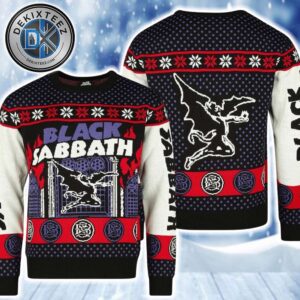 Black Sabbath Bravado Jumper Heavy Metal Band Best Gift For Holiday Ugly Sweater Christmas