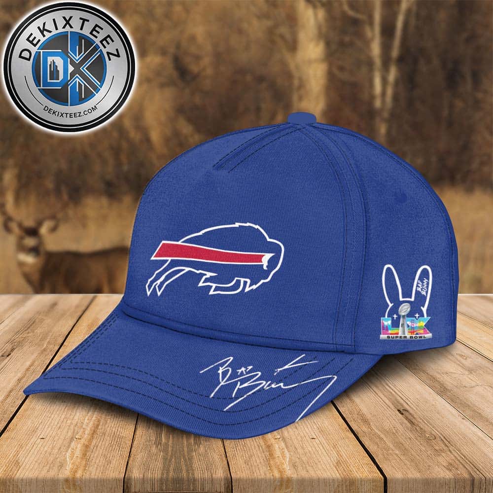 Buffalo Bills NFL x Bad Bunny Super Bowl LX 2025-2026 Blue Classic Cap Snapback Hat Buffalo Bills NFL x Bad Bunny Super Bowl LX 2025-2026 Blue Classic Cap Snapback Hat