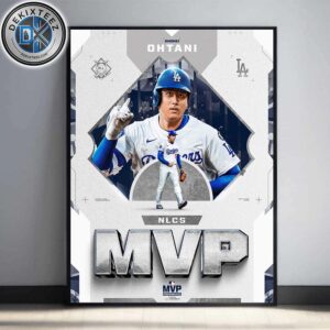 Congrats Shohei Ohtani MVP NLCS 2025 National League Champions 2025 Home Decor Poster Canvas