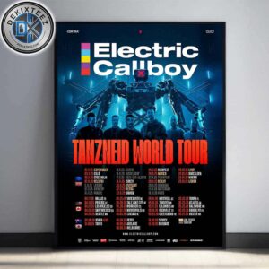 Electric Callboy Tanzneid World Tour 2025-2026 Dates List For USA Canada Japan And Australia Home Decor Poster Canvas Electric Callboy Tanzneid World Tour 2025-2026 Dates List For USA Canada Japan And Australia Home Decor Poster Canvas