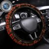 Elvis Presley Stylish White And Gold Pattern Steering Wheel Cover Elvis Presley Stylish White And Gold Pattern Steering Wheel Cover
