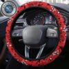 Elvis Presley TCB Red Leather Steering Wheel Cover Elvis Presley TCB Red Leather Steering Wheel Cover