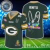 Detroit Lions NFL x Bad Bunny Super Bowl LX With Benito 94 Name And Number Football Jersey