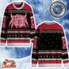 Billie Eilish Ocean Eyes Wildflower Blue And White Background Xmas Gifts 2025 Knitted Ugly Christmas Sweater