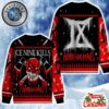 The Offspring Fire Pattern Personalized Christmas 2025 Holiday Ugly Christmas Sweater