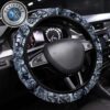 Elvis Presley 90th Birthday Anniversary Celebration Pink Background Steering Wheel Cover Elvis Presley 90th Birthday Anniversary Celebration Pink Background Steering Wheel Cover