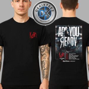 Korn Are You Ready Latin America Tour 2026 With Spiritbox And Seven Hours After Violet Two Sided Print Unisex T-Shirt