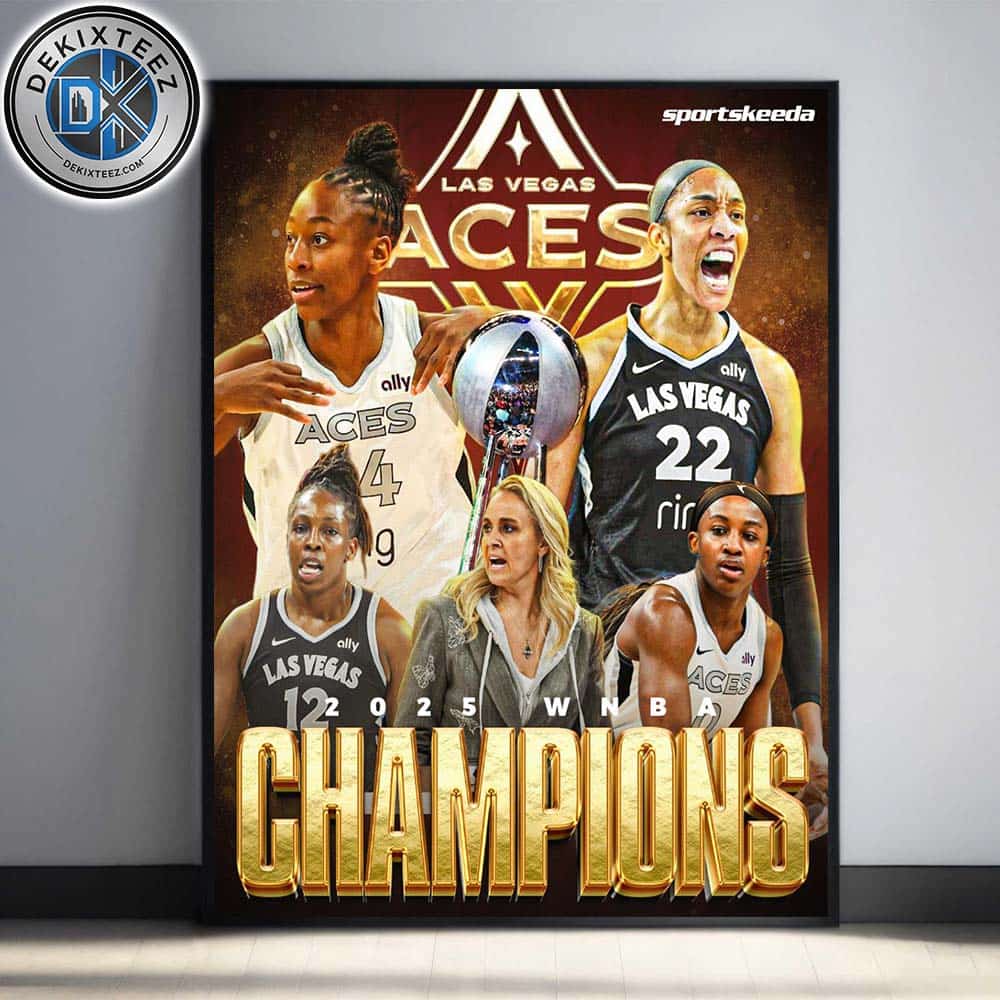 Las Vegas Aces Defeat Phoenix Mercury Claim Their Third Title In The Past Four Years 2025 WNBA Champions Home Decor Poster Canvas Las Vegas Aces Defeat Phoenix Mercury Claim Their Third Title In The Past Four Years 2025 WNBA Champions Home Decor Poster Canvas