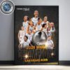 Las Vegas Aces Defeat Phoenix Mercury Claim Their Third Title In The Past Four Years 2025 WNBA Champions Home Decor Poster Canvas