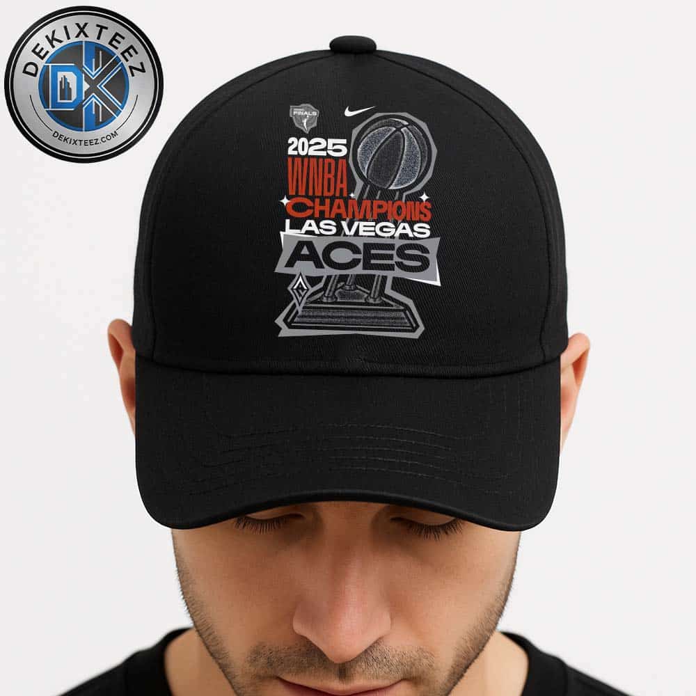 Las Vegas Aces Nike 2025 WNBA Finals Champions Locker Room Authentic Classic Cap Snapback Hat Las Vegas Aces Nike 2025 WNBA Finals Champions Locker Room Authentic Classic Cap Snapback Hat