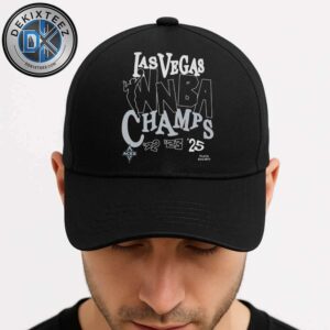 Las Vegas Aces Third Title In Four Years Playa Society 2025 WNBA Champions Classic Cap Snapback Hat