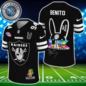 Las Vegas Raiders NFL x Bad Bunny Benito 94 Super Bowl LX Football Jersey