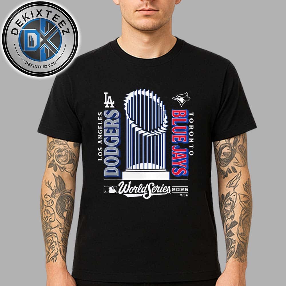 Los Angeles Dodgers Vs Toronto Blue Jays Changeup Matchup MLB World Series 2025 Unisex T-Shirt Los Angeles Dodgers Vs Toronto Blue Jays Changeup Matchup MLB World Series 2025 Unisex T-Shirt