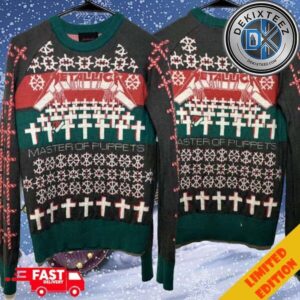 Metallica Master Of Puppets Album 2025 Limited Christmas Gift Ugly Sweater