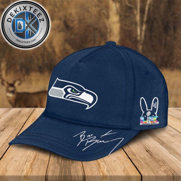 NFL Seattle Seahawks x Bad Bunny Signature Super Bowl LX 2025-2026 Classic Cap Snapback Hat