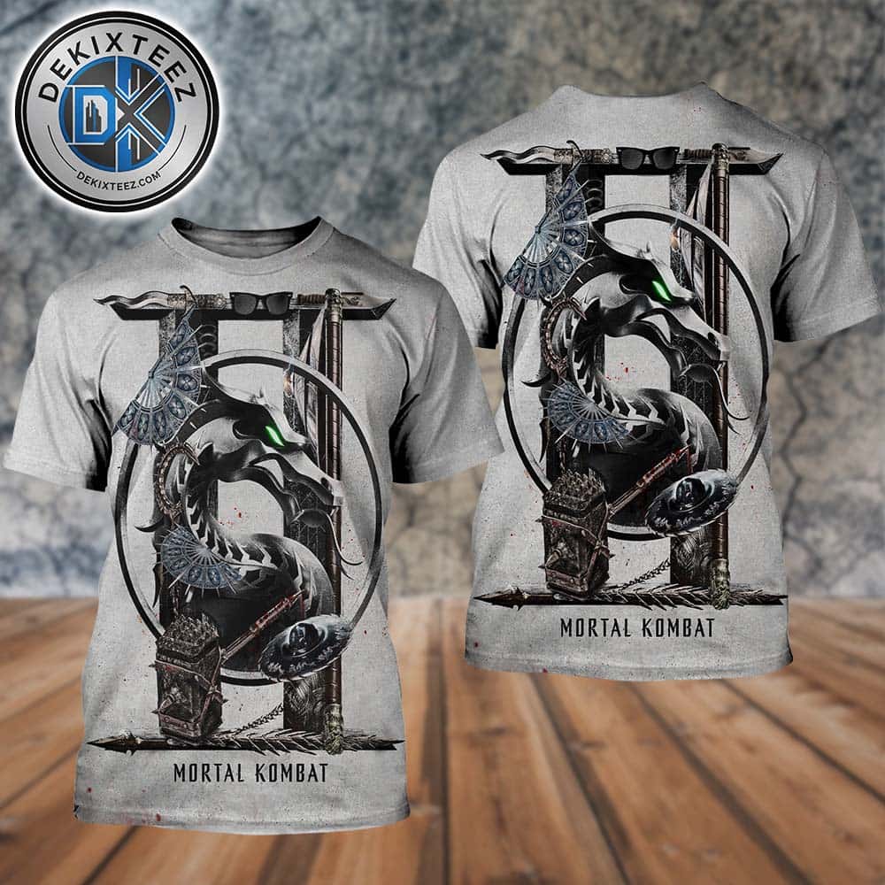 New Poster For Mortal Kombat II With Starring Karl Urban And Hiroyuki Sanada In theaters May 15 2026 All Over Print T-Shirt New Poster For Mortal Kombat II With Starring Karl Urban And Hiroyuki Sanada In theaters May 15 2026 All Over Print T-Shirt