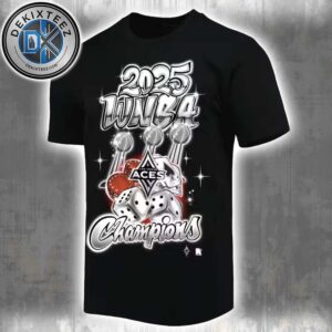 Official Las Vegas Aces round21 Black 2025 WNBA Finals Champions Graffiti Art Oversized Premium Black T-Shirt