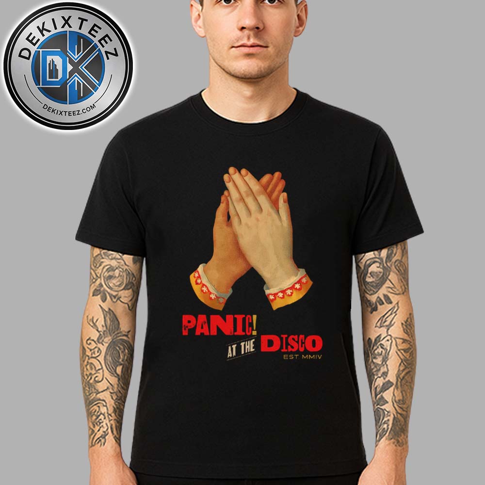 Panic! At The Disco Hands Tee When We Were Young Festival 2025 Unisex T-Shirt Panic! At The Disco Hands Tee When We Were Young Festival 2025 Unisex T-Shirt
