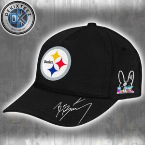 Pittsburgh Steelers NFL x Bad Bunny Super Bowl LX 2025-2026 Black Classic Cap Snapback Hat