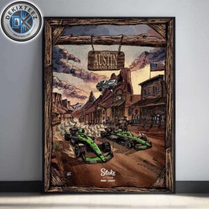 Stake F1 Team KICK Sauber In Austin Poster For United States Grand Prix October 17-19 2025 Home Decor Poster Canvas