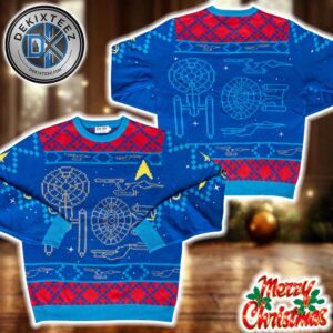 Star Trek Schematics Holiday Knit Holiday Christmas Xmas Ugly Christmas Sweater 2025 Star Trek Schematics Holiday Knit Holiday Christmas Xmas Ugly Christmas Sweater 2025