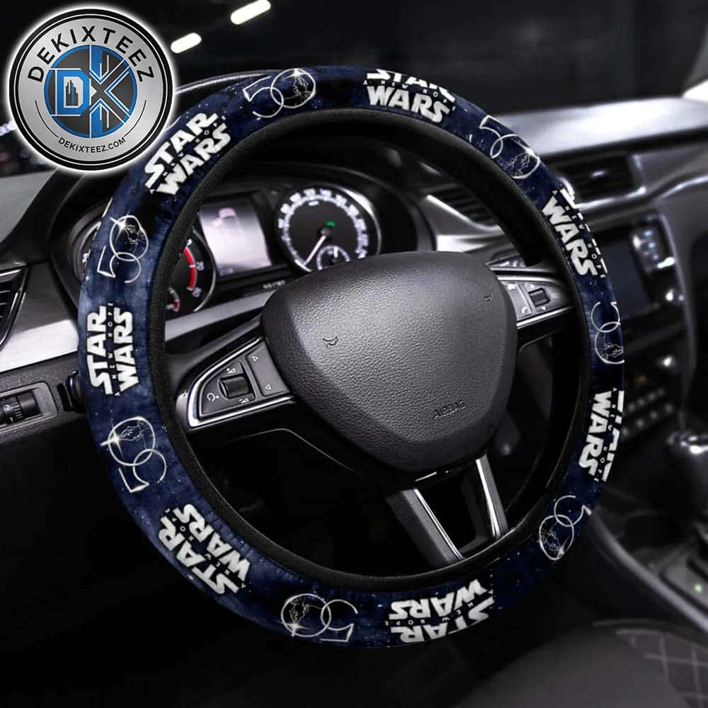 Star Wars A New Hope 50th Anniversary Steering Wheel Cover Star Wars A New Hope 50th Anniversary Steering Wheel Cover