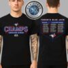Los Angeles Dodgers Bloop Single Roster National League Champions 2025 MLB World Series Two Sided Print Unisex T-Shirt Los Angeles Dodgers Bloop Single Roster National League Champions 2025 MLB World Series Two Sided Print Unisex T-Shirt