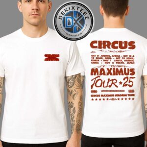 Travis Scott Circus Maximus Stadium Tour 2025 Tee For Dates List For October And November Two Sided Print Unisex T-Shirt Travis Scott Circus Maximus Stadium Tour 2025 Tee For Dates List For October And November Two Sided Print Unisex T-Shirt