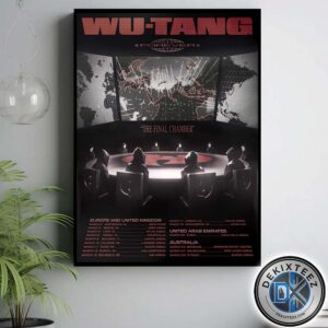 Wu Tang Clan Forever The Final Chamber Tour 2026 UK Europe Australia And UAE Dates List Home Decor Poster Canvas Wu Tang Clan Forever The Final Chamber Tour 2026 UK Europe Australia And UAE Dates List Home Decor Poster Canvas